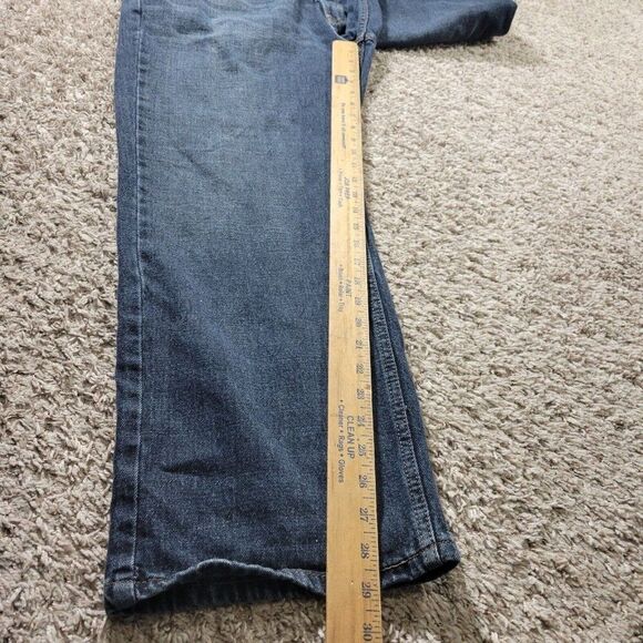 Signature by Levi Strauss Jeans Mens 42x29 Tag 42x30 Relaxed Dark Wash Denim - Picture 5 of 8